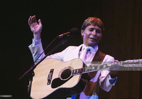American Musician John Denver Performs A Private Concert At The