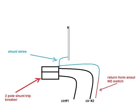 120v Shunt Trip Breaker Wiring Diagram With Control Transformer