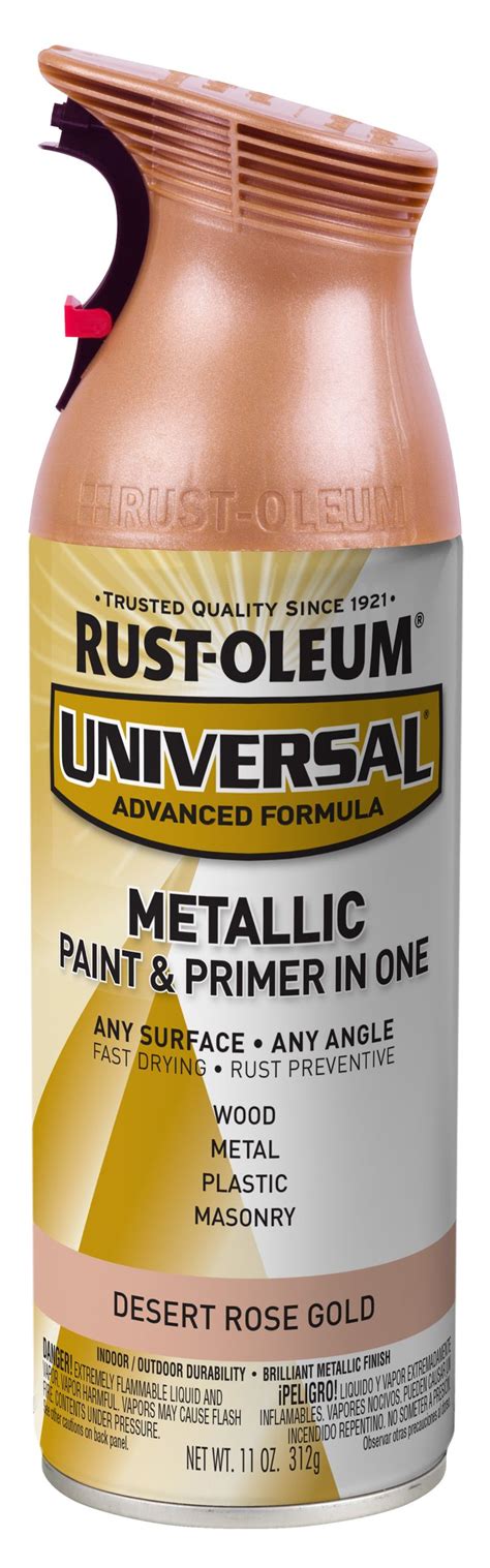 Desert Rose Gold Rust Oleum Universal All Surface Interior Exterior Metallic Spray Paint 11 Oz