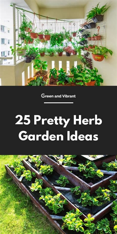25 Pretty Herb Garden Ideas Small Herb Gardens Balcony