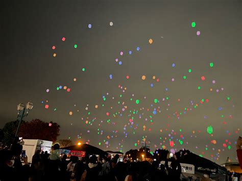 スカイランタン祭り 東住吉の星