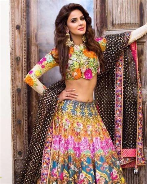 saba qamar bollywood dress pakistani fashion party wear pakistani dress design