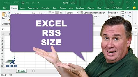 Mrexcel S Learn Excel Rss Size Youtube