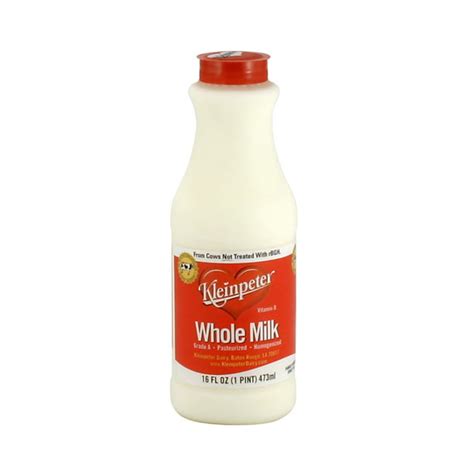 Kleinpeter Whole Milk 1 Pint