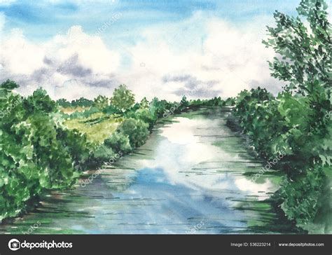 Detail Kolase Air Gambar Sketsa Sungai Koleksi Nomer 44