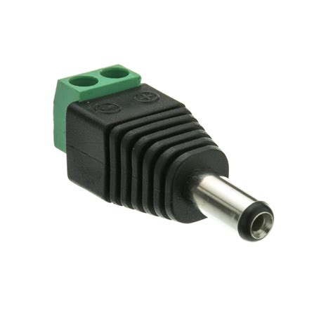 Dc Power Plug To 2 Pin Screw Terminal Adapter