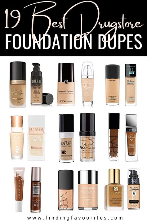 19 Best Drugstore Foundation Dupes You Need To Try Right Now Makeup
