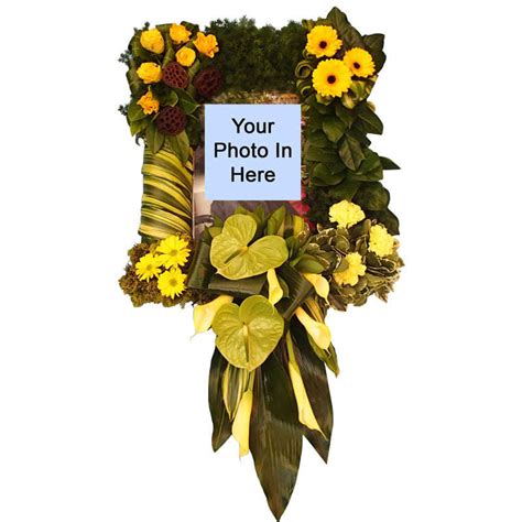 Funeral Flowers Picture Frame Funeral Flower Design £120