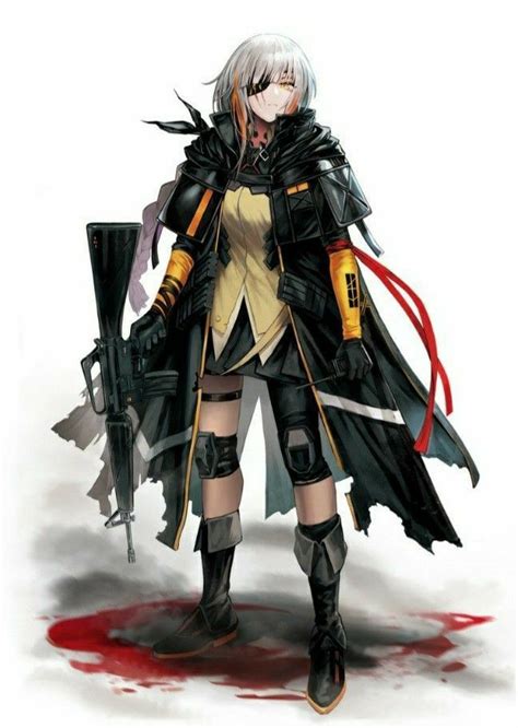 M16a1 Halo Reach Anime Military Military Girl Girls Characters Anime Characters Girl