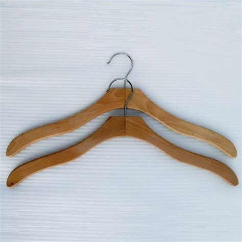 Extra Wide Wooden Clothes Hanger For Tall Man50 Cm Width 12 Pieces