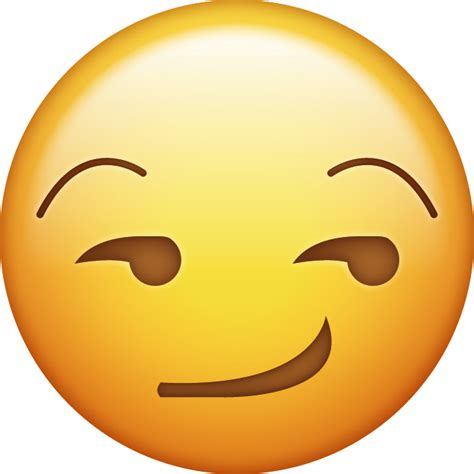 Smirk Emoji Free Download Smirk Face Emoji Emoji Clipart Emoticons