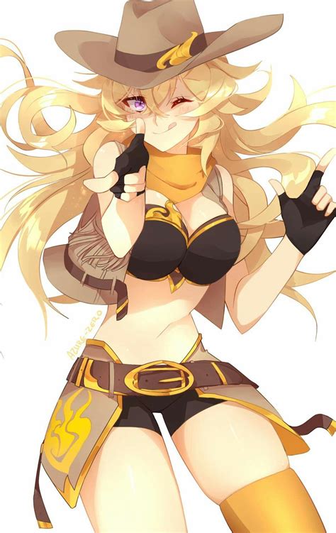 Done By Azure Zer0 On Tumblr Yang Xiao Long Rwby Characters Rwby Anime Thicc Anime