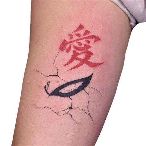 Awesome Gaara Tattoos For Naruto Fans In Badass Tattoos Dope Tattoos Pretty Tattoos