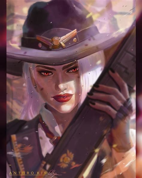 Artstation Sixfanart Challenge 2 Ashe Of Overwatch