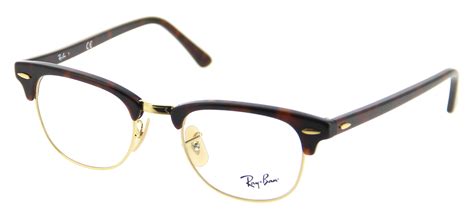 Eyeglasses Ray Ban Rx 5154 2372 Clubmaster 49 21 Unisex Ecaille Square Frames Full Frame Glasses