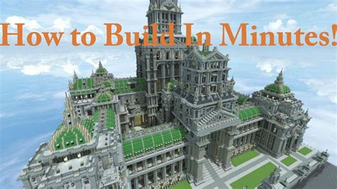 Minecraft How To Build Big Epic Creations Within Minutes Youtube