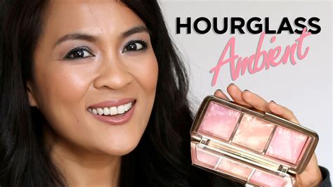 Hourglass Ambient Strobe Lighting Blush Palette Review Youtube