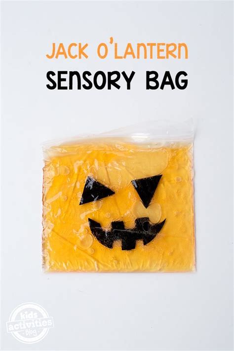 Jack Olantern Sensory Bag Sensory Bag Kids Activities Blog