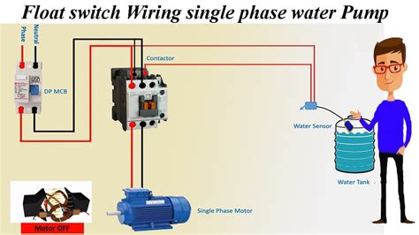 Float Switch Wiring Single Phase Water Pump Water Pump Changeover