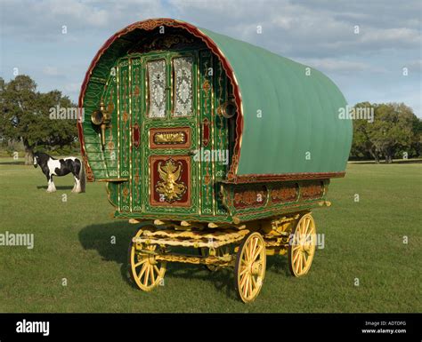 Gypsy Wagon Caravan Or Vardo Stock Photo Royalty Free Image 13489347