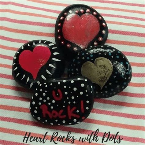 Easy Valentines Day Rock Painting Crafts Roundup Rock Painting