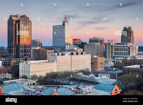 Night View Of Raleigh Hi Res Stock Photography And Images Alamy