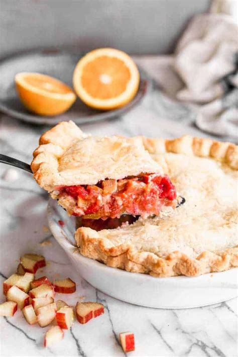 Old Fashioned Rhubarb Pie Tastes Better From Scratch