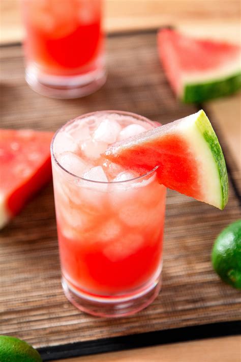 Sparkling Watermelon Cocktail Baking Beauty