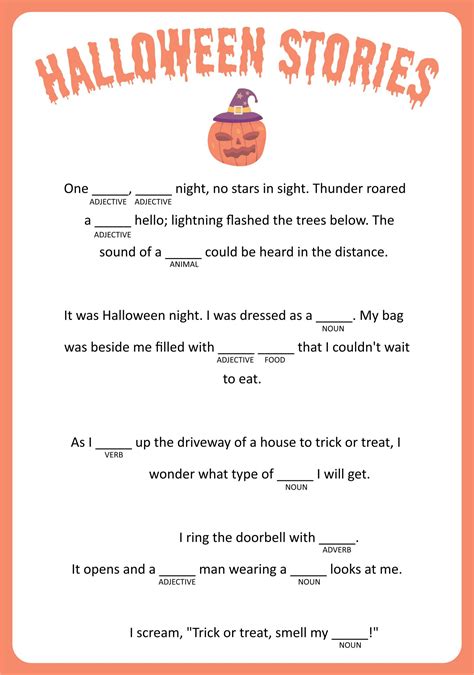 15 Best Printable Halloween Worksheets And Stories