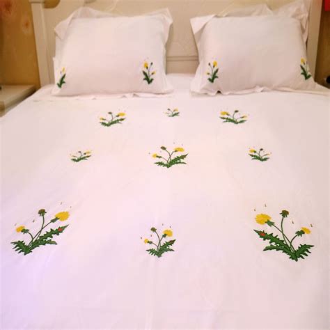 Hand Embroidery Bed Sheets By Sens Manufacturing And Trading Co Ltd