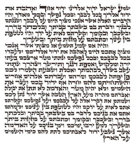 Printable Mezuzah Scroll Text Free Printable Templates