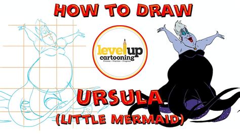 Draw Ursula Step By Step Youtube