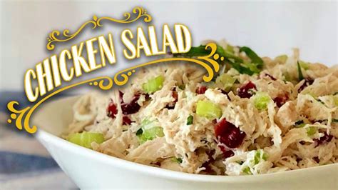 Easy At Home Lemon Tarragon Chicken Salad Recipe YouTube