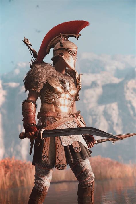 Ac Odyssey Photo Mode Greek Warrior Spartan Warrior Assassins Creed Art