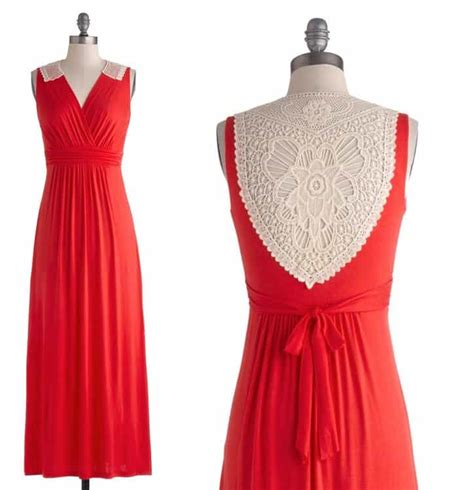 How To Style A Mid Length Red Chiffon Dress Like Ali Larter