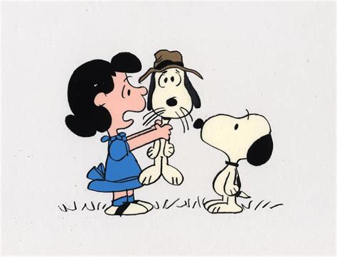 schulz the charlie brown and snoopy show animation publicity cel lucy