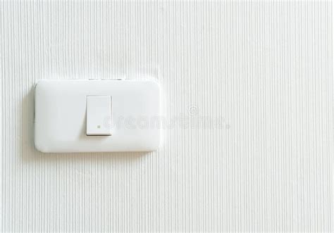 Electrical Switch And Plug On Wall Stock Photo Image Of Plastic