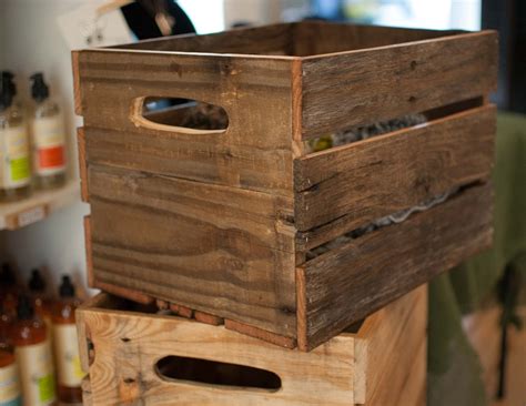 Wine Crate Wood Crate Made Of Reclaimed Wood By Reformedwood