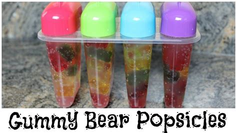How To Make Gummy Bear Popsicles Alexas Diy Life Gummy Bear