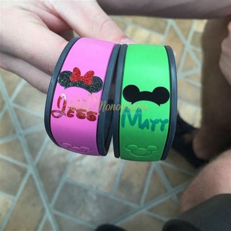 Magic Band 20 Mickey Or Minnie Mouse Personalized Monogram Etsy