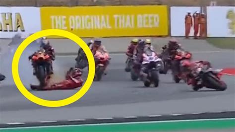 Pecco Bagnaia Accident Video Surfaced On All Over Internet