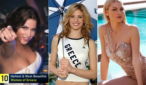 Top 10 Most Beautiful Women Of Greece Wonderslist