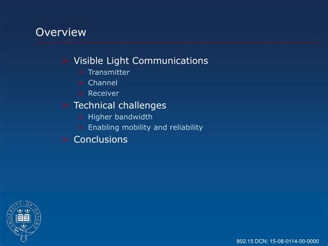 Ppt Visible Light Communication Tutorial Powerpoint Presentation