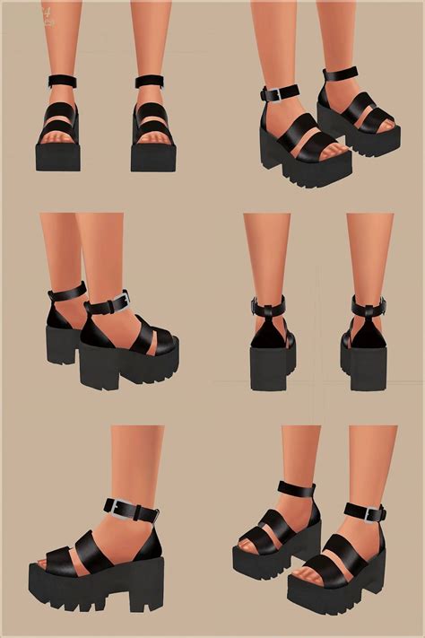 Chunky Sandal청키 샌들여자 신발 Sims4 Marigold