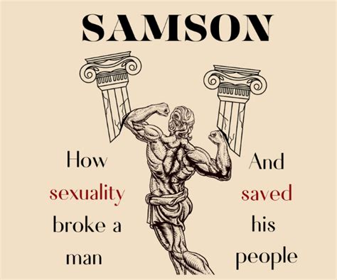 samson how sex broke him but saved his people kosher sex