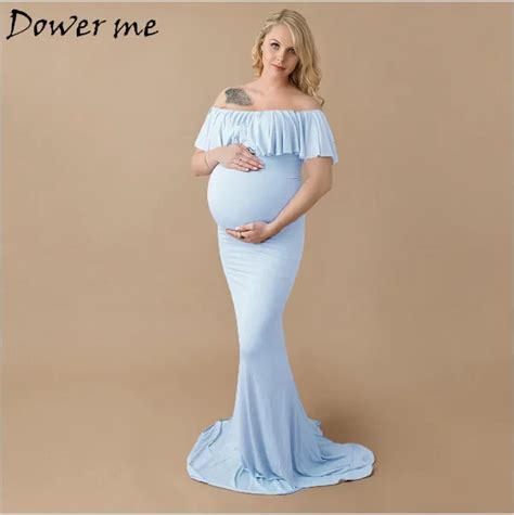 Maternity Dress Maternity Photography Props Sexy Maxi Dress Elegant