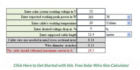 Use this calculator to find out. Free Solar Cable Size Calculator | Solar, Solar panels, Best solar panels