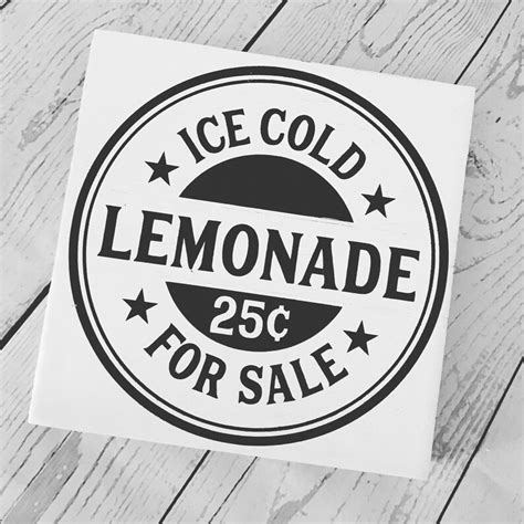 Wooden Lemonade For Sale Sign Hand Painted Etsy