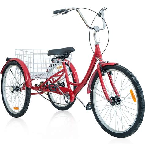 Merax Wheel Bike Adult Tricycle Trike Cruise Bike Multiple Colors Walmart Com