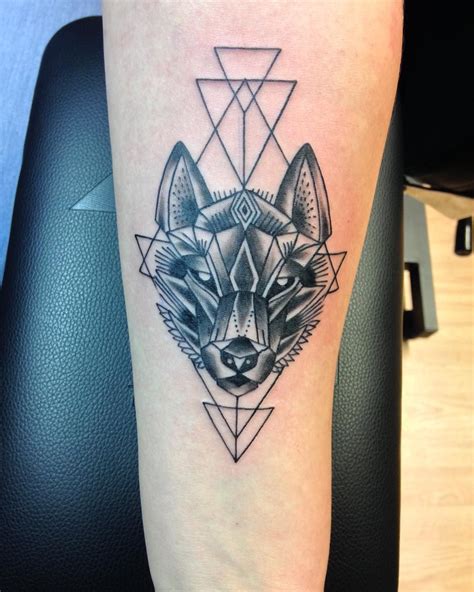 Geometric Wolf Tattoo Lone Wolf Tattoo Wolf Tattoo